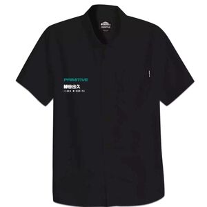 ZumiezPrimitive x My Hero Academia Izuku Black Short Sleeve Button Up Shirt